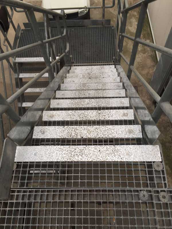 1 pezzo per scale antiscivolo Anthrazit Polipropilene colore: grigio Casa Pura Stuoia di alta qualità per scalini 
