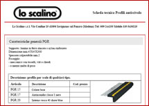 Profilo antiscivolo per scale 48x42mm 150cm nero