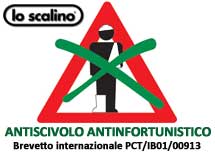 Brevetto sicurezza antiscivolo Lo Scalino