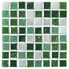 Ristrutturazione bordi piscina mosaico verde