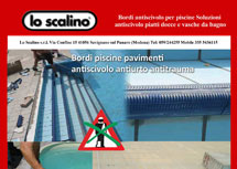 Scheda tecnica bordi antiscivolo per piscine